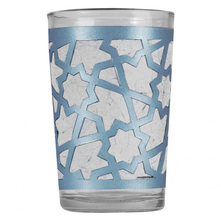 CLAIREFONTAINE Lalla Glass Candle Holder 6x9cm Ass.