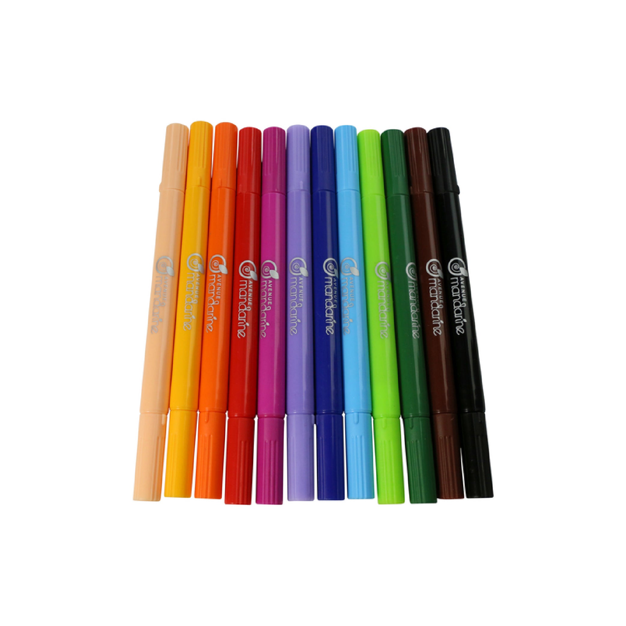AVM 12 Double-Ended Felt-Tip Pens Default Title