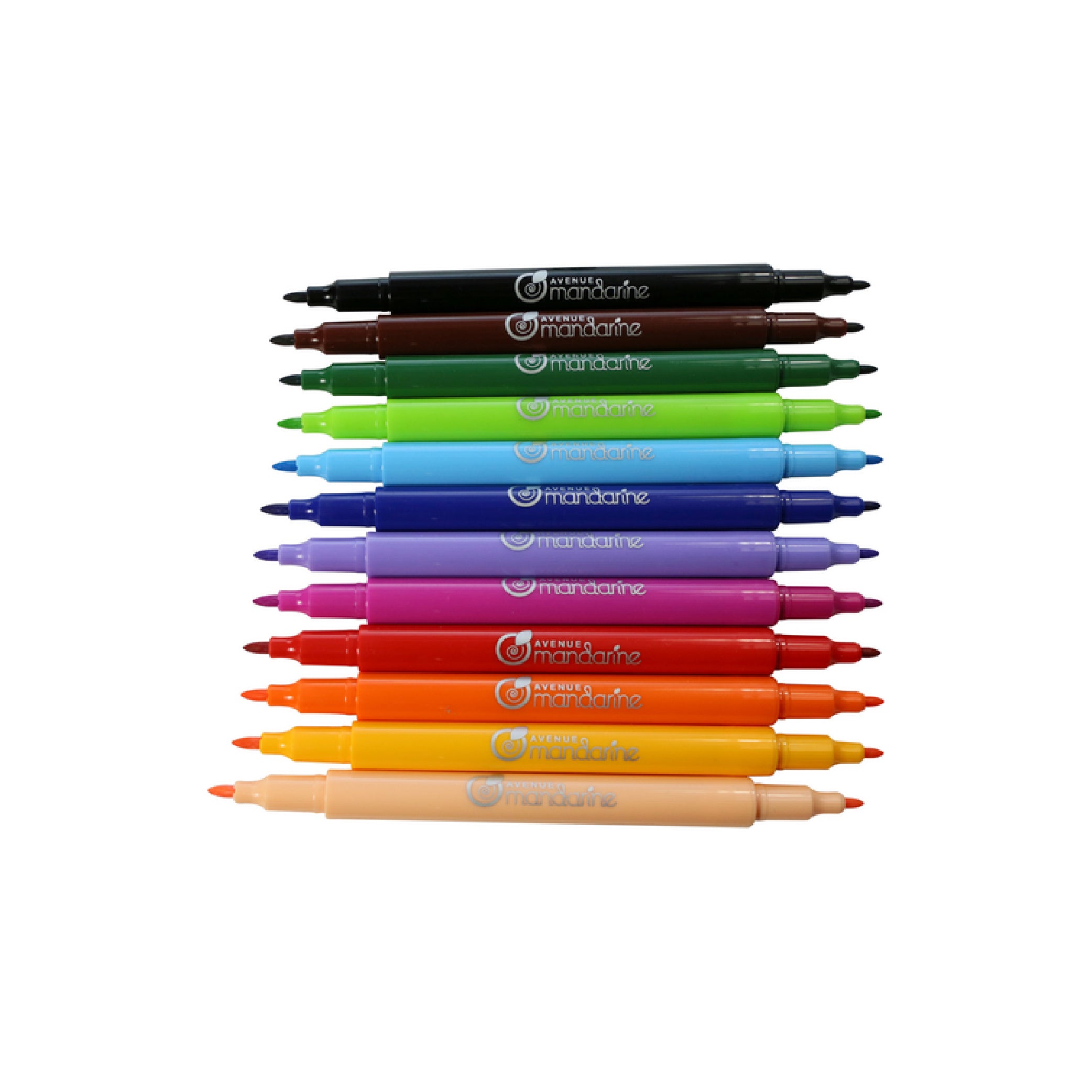 AVM 12 Double-Ended Felt-Tip Pens Default Title