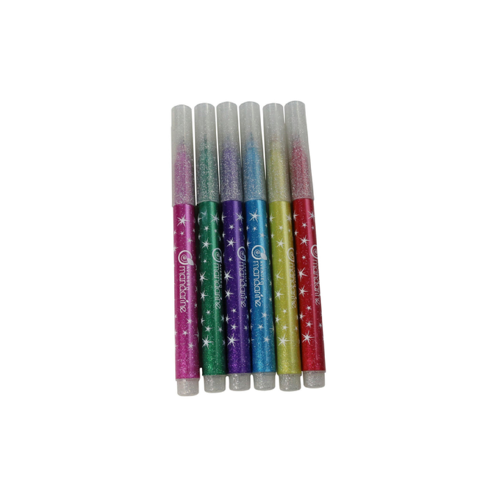 AVM 6 Glitter Felt-Tip Pens Pocket Default Title