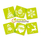 AVM Stencil Set of 6 Christmas