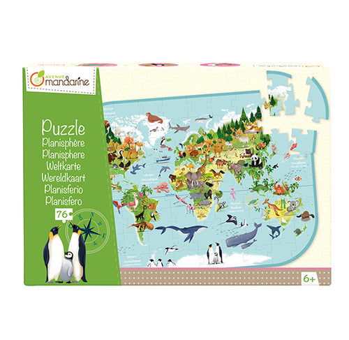 AVENUE MANDARINE Puzzle-Planisphere Default Title