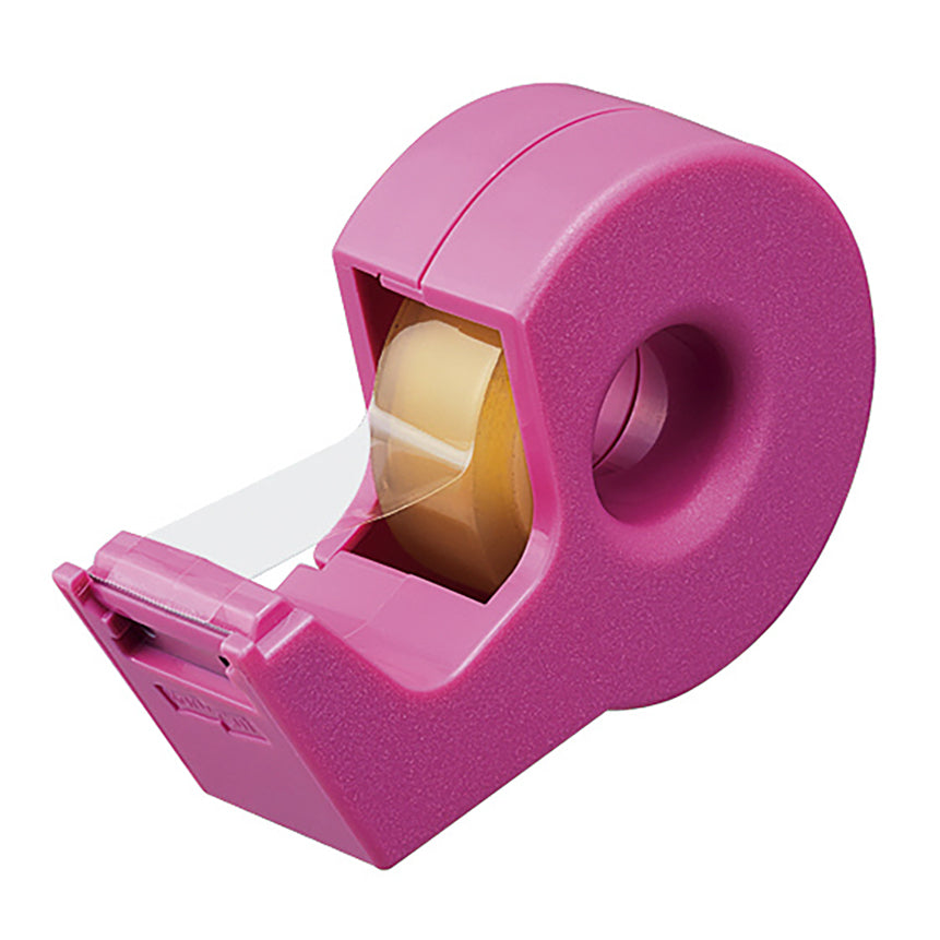 KOKUYO Karu-Cut Tape Dispenser Handy Type-S-Pink Default Title