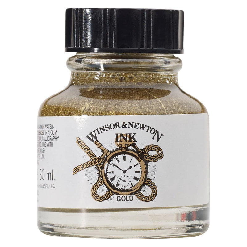 WINSOR & NEWTON Drawing Ink 30ml S2 283 Gold