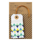 CHOTTO Paper Tag Pocket Watercolour Diamond