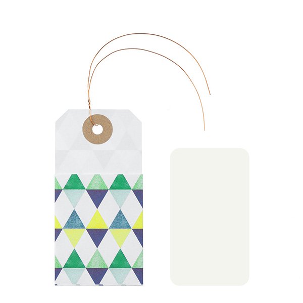 CHOTTO Paper Tag Pocket Watercolour Diamond
