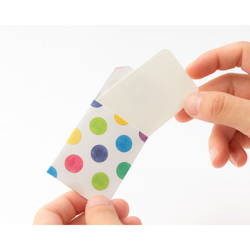 CHOTTO Paper Tag Pocket Watercolor Dots