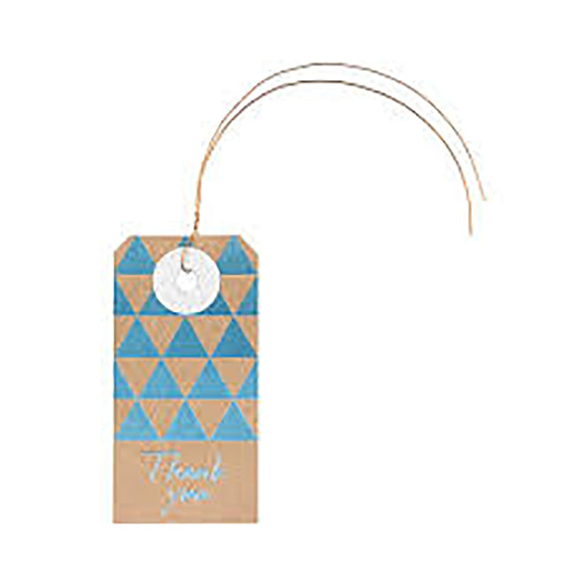 CHOTTO Paper Tag Triangle Light Blue