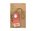 CHOTTO Paper Tag Check Red