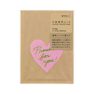 CHOTTO Clear Faced Bag S Front Prints-Heart Pink