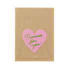 CHOTTO Clear Faced Bag S Front Prints-Heart Pink