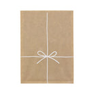 CHOTTO Clear Faced Bag S Front Prints-Ribbon White