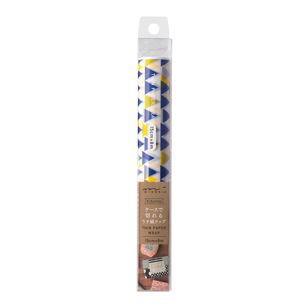 CHOTTO Thin Paper Wrap-Yellow/Blue