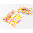 CHOTTO Thin Paper Wrap-Rhombus Pink/Yellow