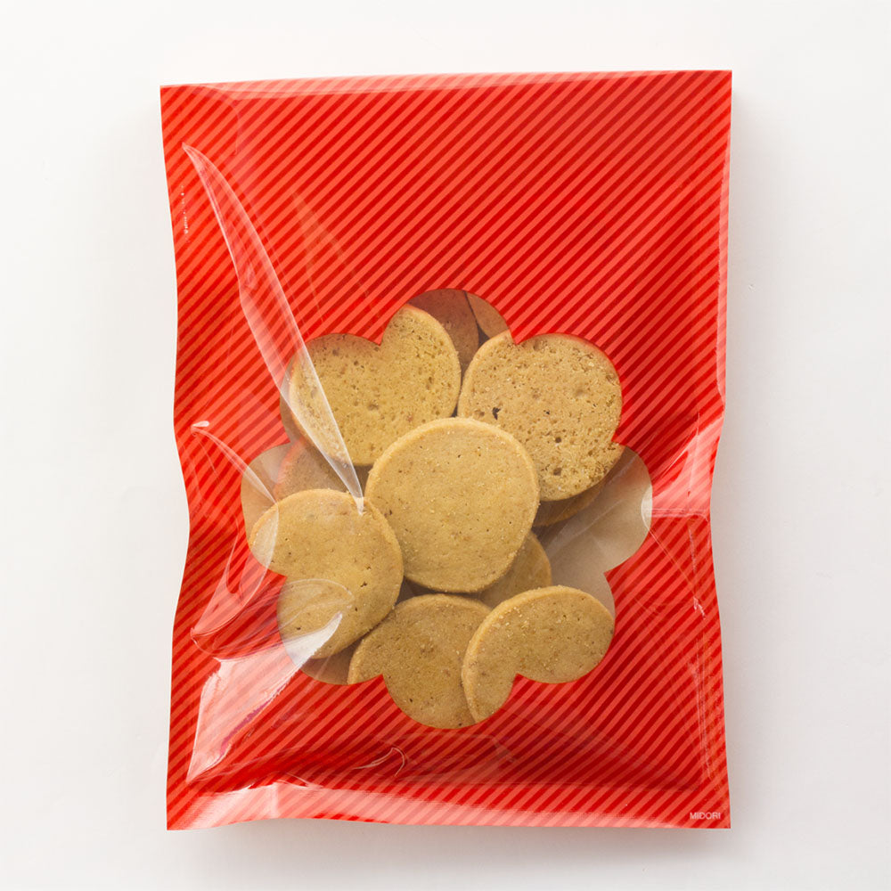 CHOTTO Clear Faced Bag M Front Prints-Flower Windo