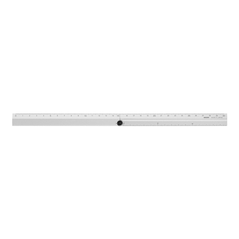 MIDORI Aluminium Multiple Ruler Silver