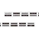 CHOTTO Roll Sticker Thin Ribbon Black