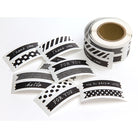CHOTTO Roll Sticker Thin Ribbon Black