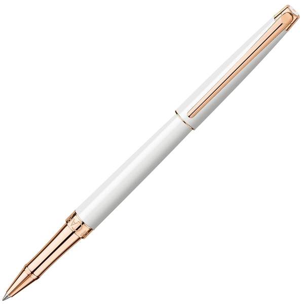 CARAN d'ACHE Leman Allure White Rose Gold Rollerball Default Title