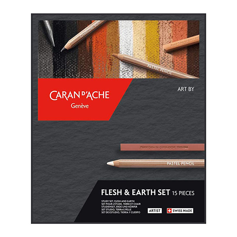 CARAN D'ACHE Artist Art By Flesh & Earth 15/Set