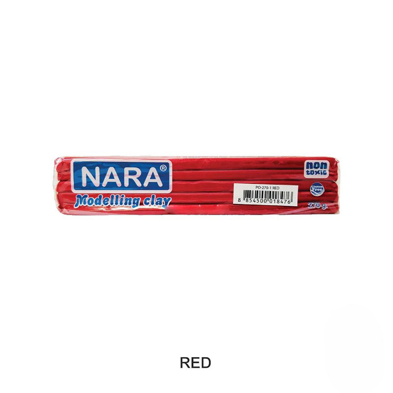 NARA Modelling Clay PO-270-1-RD 270g Red