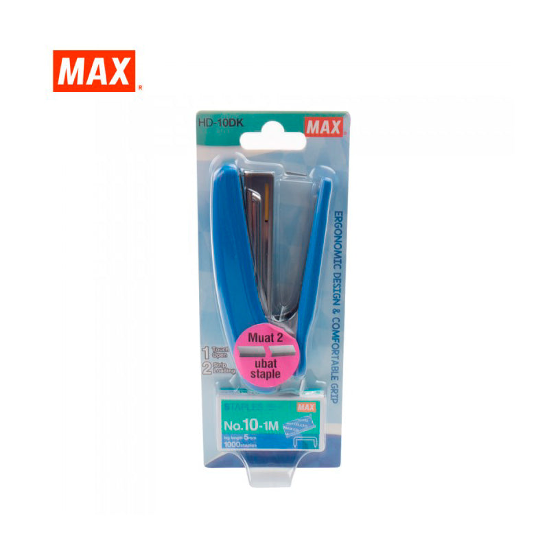 MAX Stapler HD-10DK Blister Blue