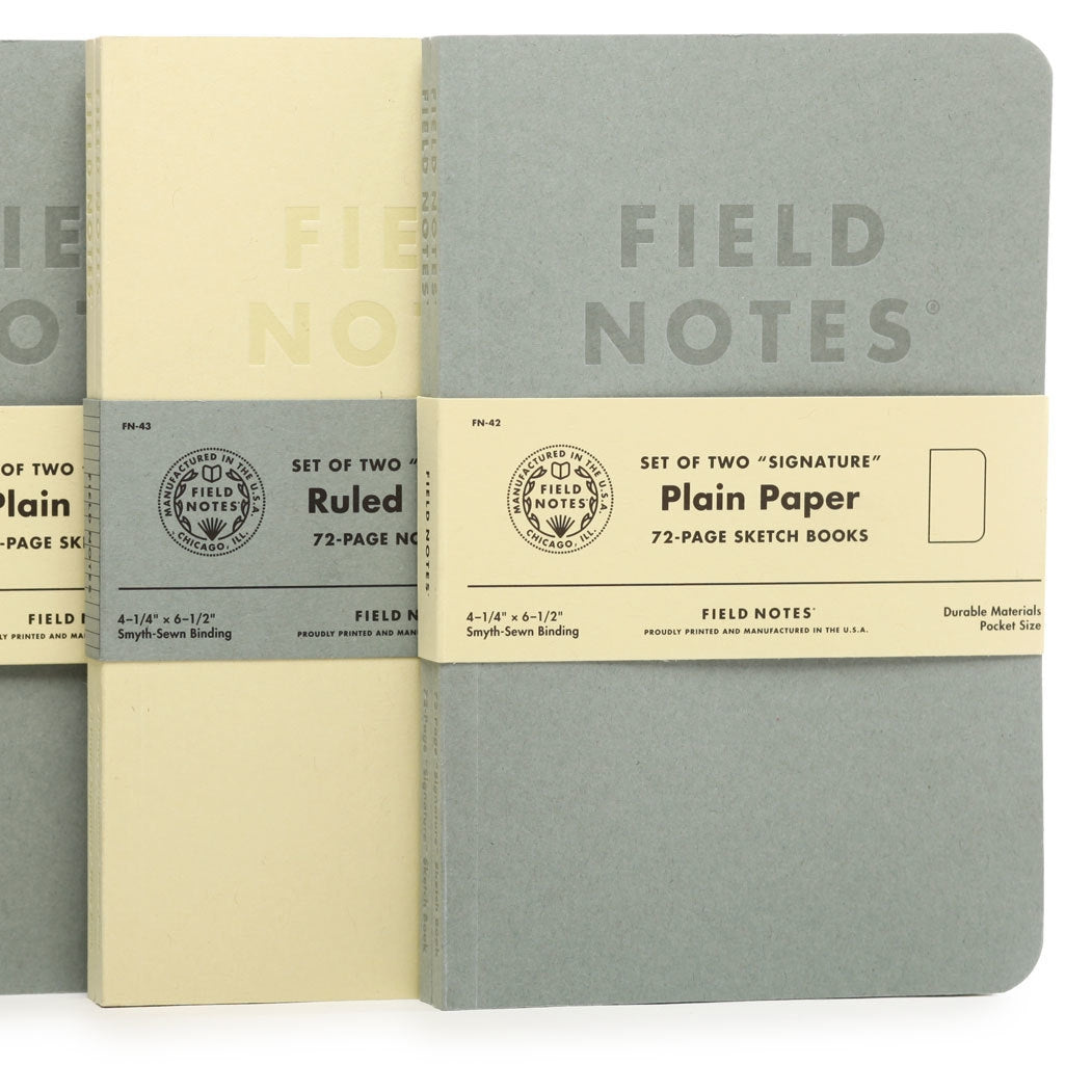 FIELD NOTES Signature Ruled Notebooks 2-Pack Default Title