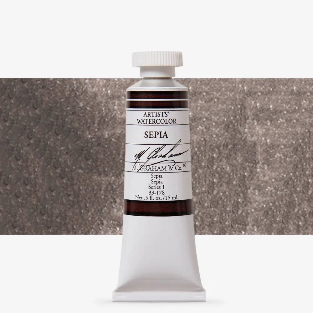 M.Graham 15ml Artists Watercolour 178 Sepia