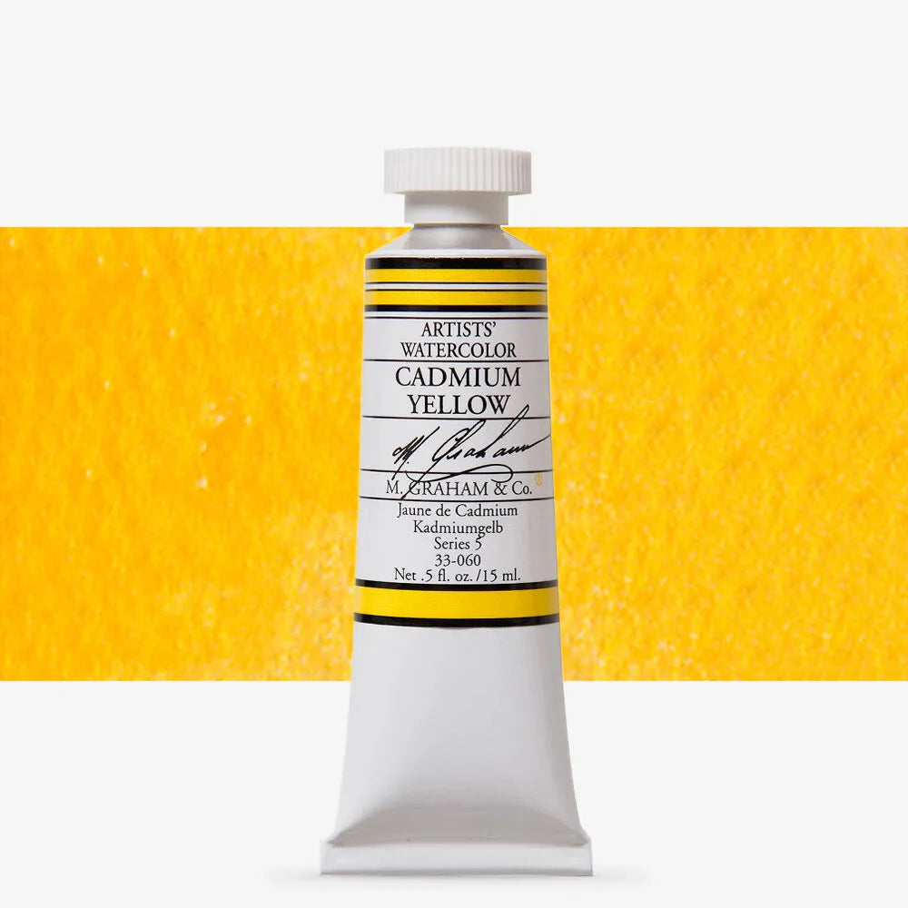 M.Graham 15ml Artists Watercolour 060 Cadmium Yellow