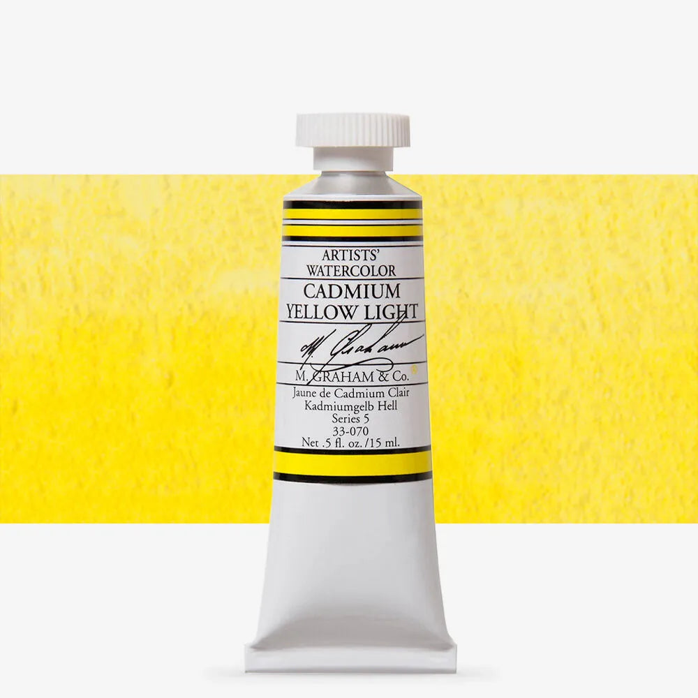 M.Graham 15ml Artists Watercolour 070 Cadmium Yellow Light