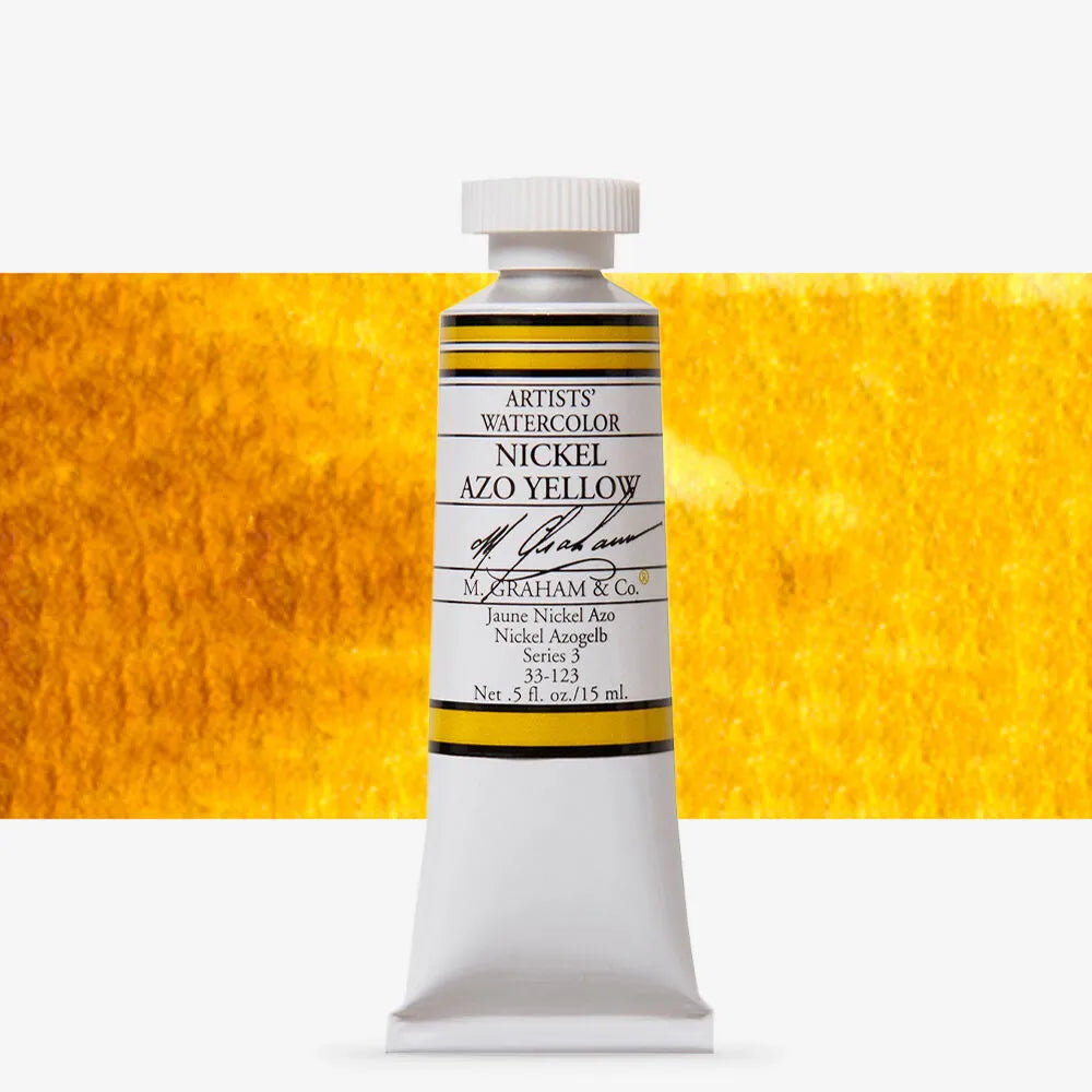 M.Graham 15ml Artists Watercolour 123 Nickel Azo Yellow