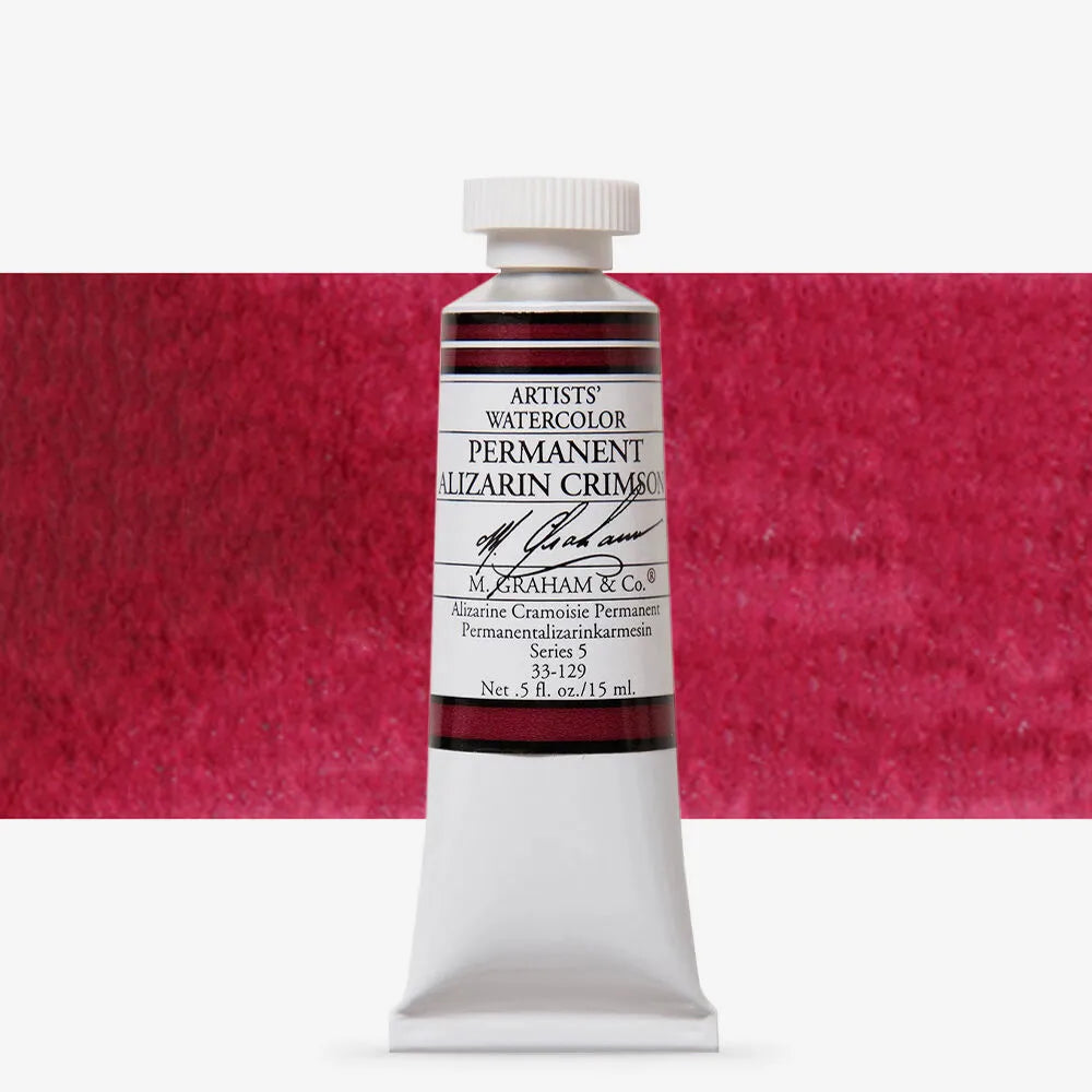 M.Graham 15ml Artists Watercolour 129 Permanent Alizarin Crimson