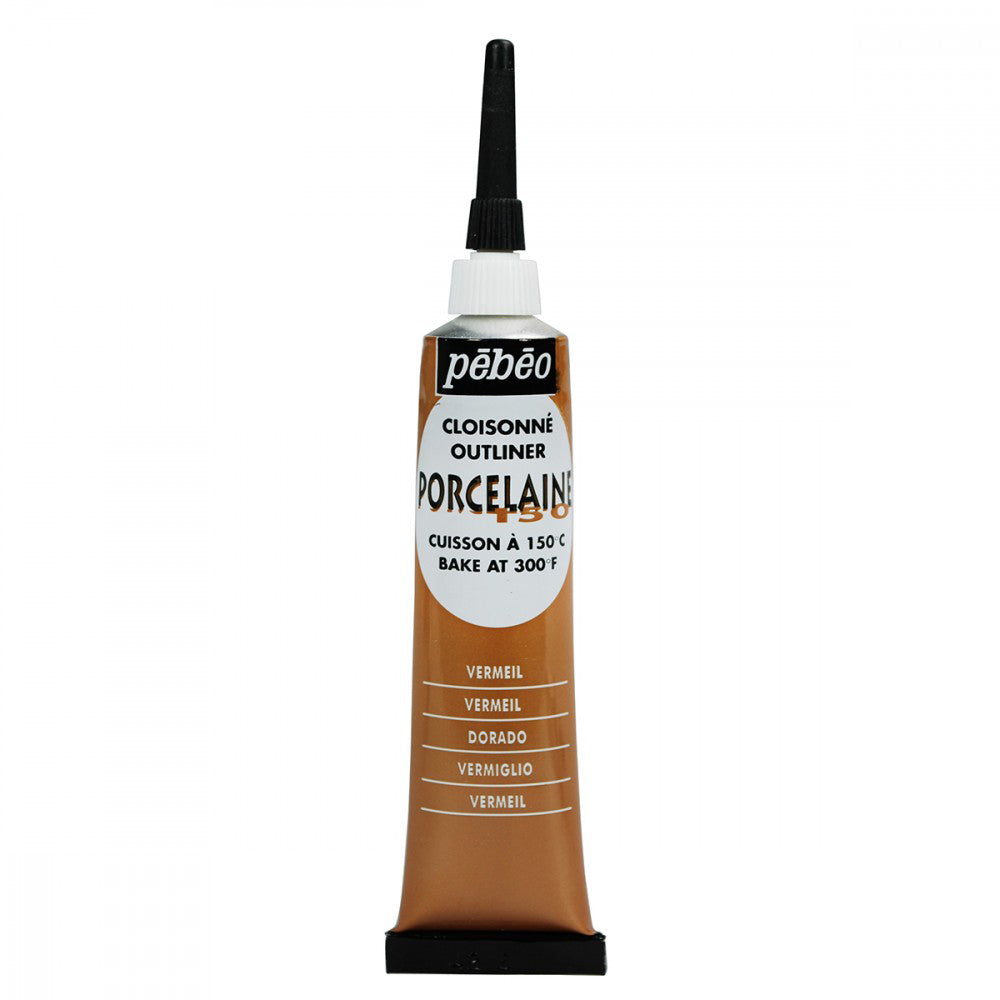 PEBEO Porcelaine 150 Outliner 20ml Vermeil