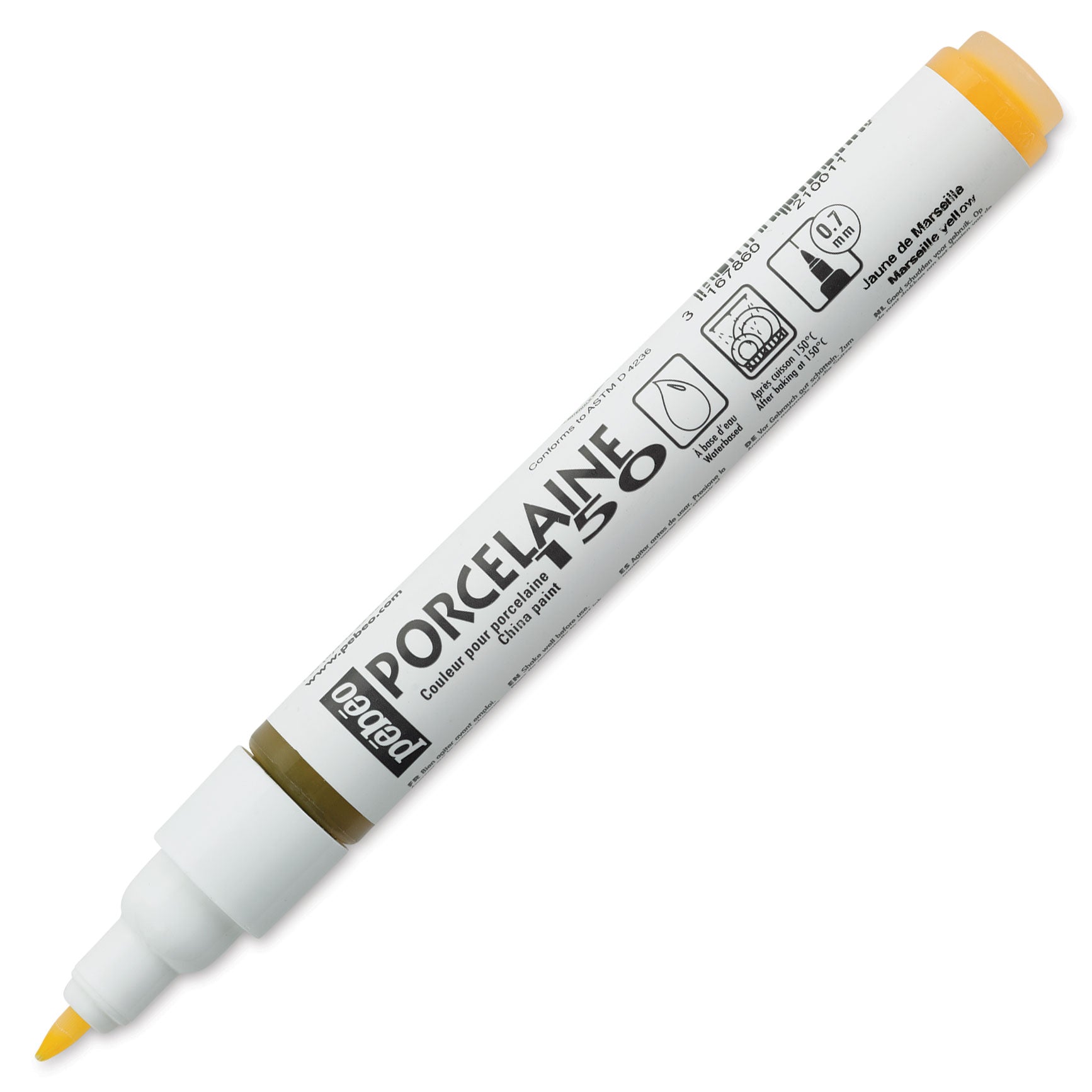 PEBEO Porcelaine 150 Marker 1.2mm Marseilles Yellow