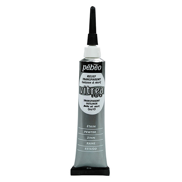 PEBEO Vitrea 160 Outliner 20ml Pewter