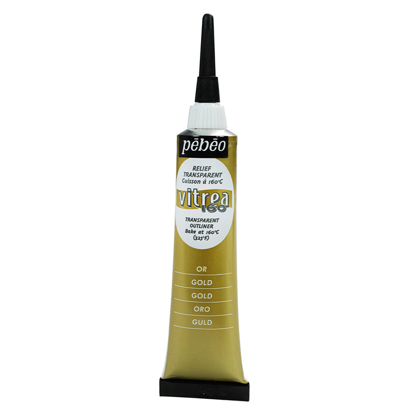 PEBEO Vitrea 160 Outliner 20ml Gold