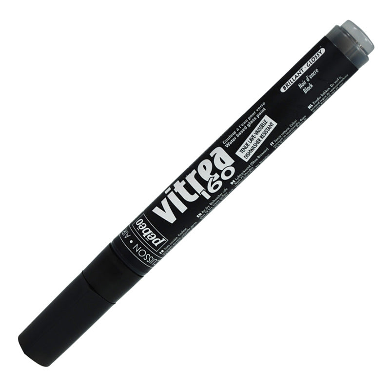 PEBEO Vitrea 160 Gloss Marker 1.2mm Black