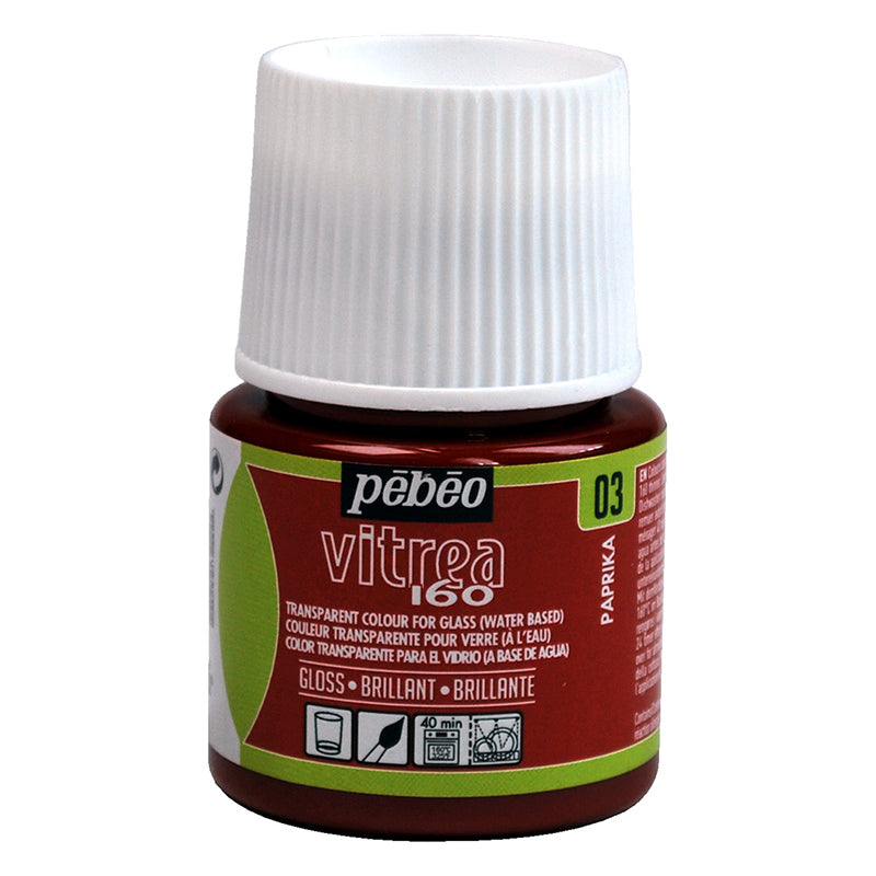 PEBEO Vitrea 160 Gloss 45ml Paprika