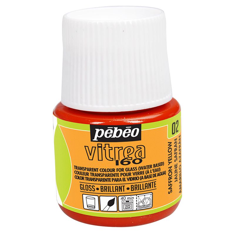 PEBEO Vitrea 160 Gloss 45ml Saffron Yellow
