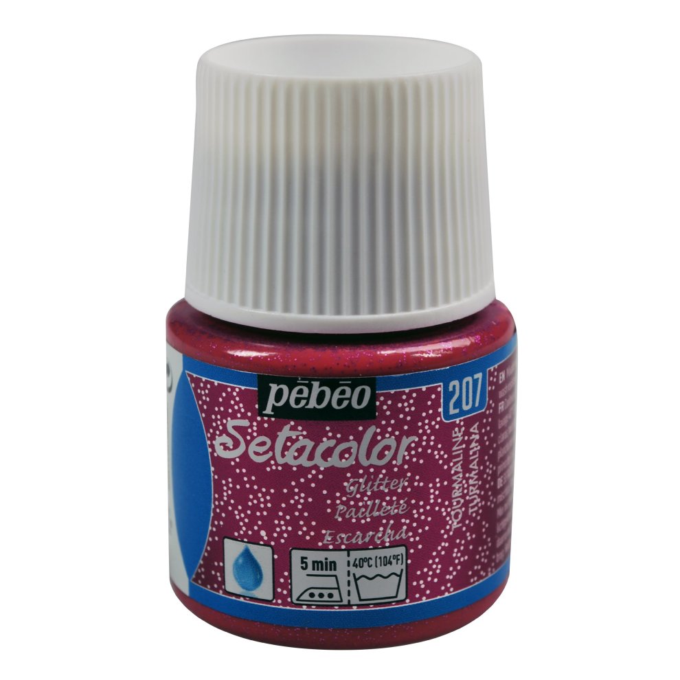 PEBEO Setacolor Light Glitter 45ml Tourmaline
