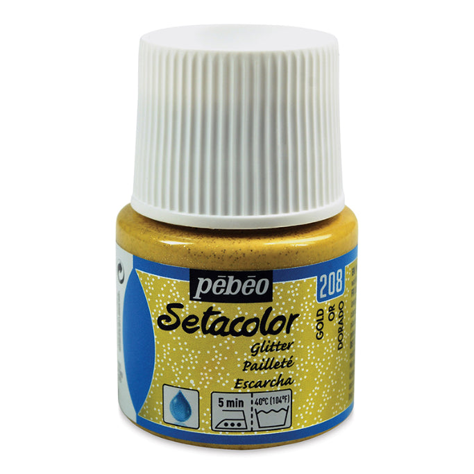 PEBEO Setacolor Light Glitter 45ml Gold