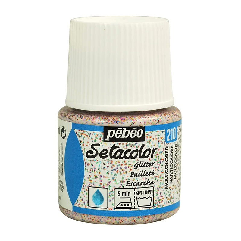 PEBEO Setacolor Light Glitter 45ml Multicoloured