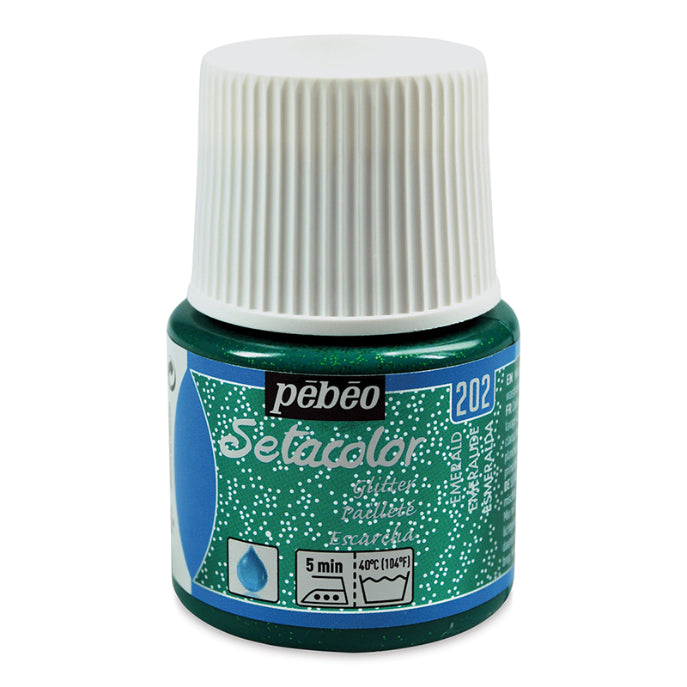 PEBEO Setacolor Light Glitter 45ml Emerald
