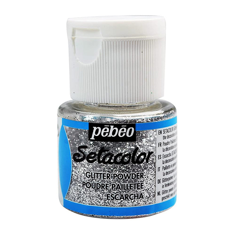 PEBEO Setacolor Glitter Powder 10g Silver