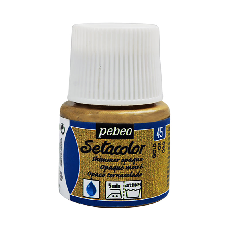 PEBEO Setacolor Opaque 45ml Shimmer Gold