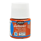 PEBEO Setacolor Opaque 45ml Shimmer Brick Red