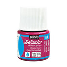 PEBEO Setacolor Opaque 45ml Shimmer Orient Red