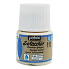 PEBEO Setacolor Opaque 45ml Shimmer Ivory