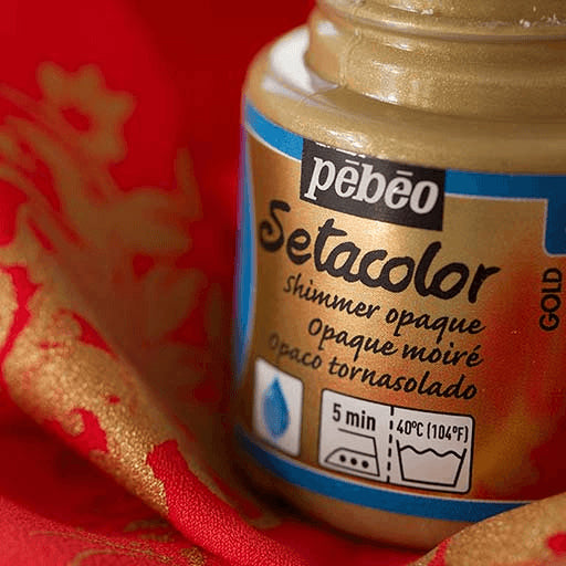 PEBEO Setacolor Opaque 45ml Shimmer Ivory