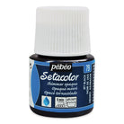 PEBEO Setacolor Opaque 45ml Shimmer Jet Black